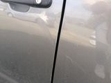 a close up of a door handle on a car