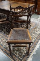 Table française de style Henri II avec 6 chaises - vers 1900 (photo 4)