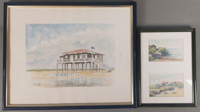 une photo d'une photo d'une maison et une photo d'une maison
