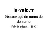 Le Vélo FR : déstockage de noms de domaine