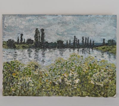 HST contre-collée non signée dimensions 33*24 en cm