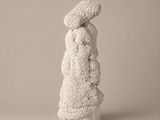 an image of a sculpture of a rabbit made out of yarn