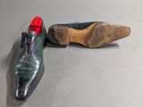 a pair of shoes that are sitting on a table