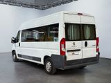 a white van that is parked in a room