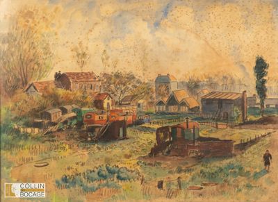 Copieux Les faubourgs, jardin ouvrier