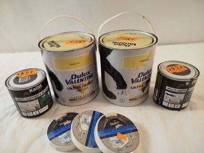 Lot de 7 - DULUX VALENTINE - Cet ensemble comprend 4 pots de…