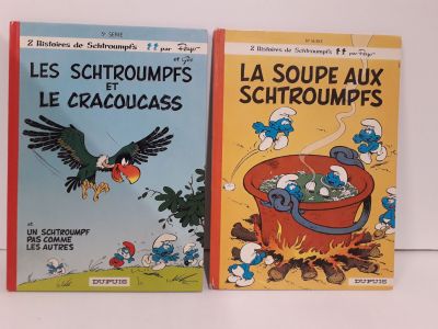 deux livres pour enfants racontant les aventures du Smurch et du Smurch