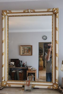a man taking a picture of himself in a mirror