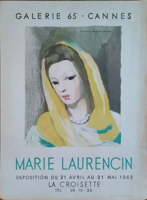 AFFICHE Exposition Marie LAURENCIN