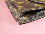 louis vuitton monograme leather clutch bag