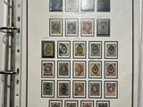 a picture of a binder with stamps on it