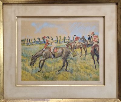 D'après Edgar DEGAS Les jockeys