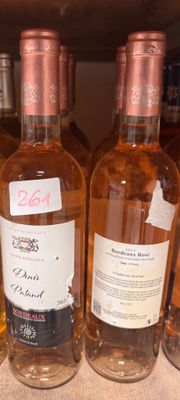 plusieurs bouteilles de vin sont alignées sur un comptoir