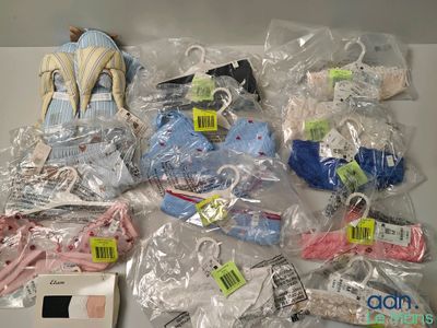 a lot of baby items that are on the table