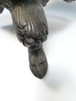 Tabouret en bois indochinois, pieds galbés à décor d'animaux… (photo 4)