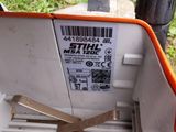 a close up of a box with a pair of scissors