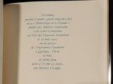 an open book with a poem on it sitting on a table