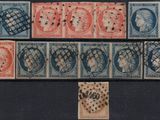 an image of a group of stamps with different designs on them