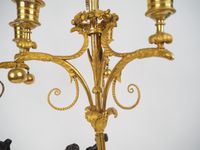 Paire de candélabres en forme de jeunes femmes à l'antique N… (photo 5)