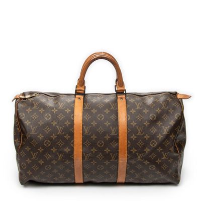 louis vuitton keepall bag monogram canvas