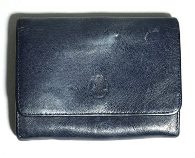 L'AIGLON Portefeuille en cuir bleu