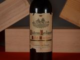 a bottle of wine that is sitting on a table