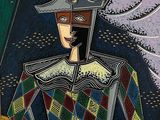 une image d'un tableau représentant un homme avec un chapeau sur la tête