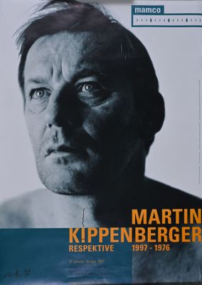 la couverture du livre de Martin Kippenberger, « Respective 1957 - 1970 »