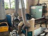 a machine that is sitting inside of a building