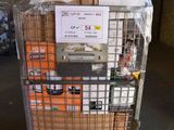 a cart with a lot of boxes on top of it