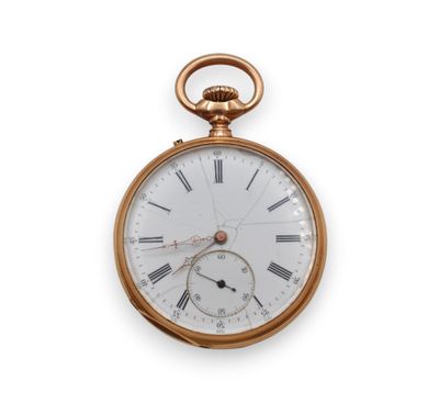 Montre de gousset en or 18K (750/1000) - Photo 1