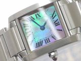 a close up of a wrist watch with roman numerals on it