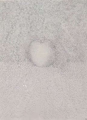 une image représentant un dessin en noir et blanc d'un trou dans le sol