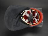 a hat with a baseball cap and headphones on it