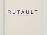 a white book with the words rutault on it