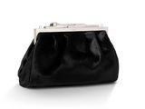 pochette noire sur fond blanc avec une zone de découpe pour le texte