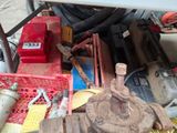 a pile of assorted items sitting on a table
