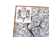 a picture of a book with a picture of a coat of arms on it