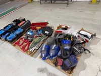 Lot 3 palettes de matériel de levage et d'arrimage dont élin… (photo 3)