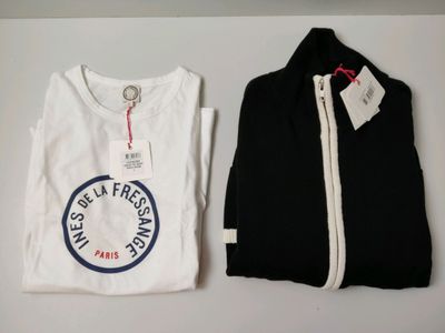 Lot composé d'un tee-shirt et d'un gilet INES DE LA FRESSANG… - Photo 1