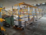 a large warehouse with a lot of shelves and pallets