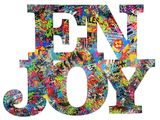 un gros plan sur l'expression « be joy » écrite en graffiti