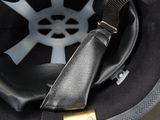 a black helmet with a white star on it