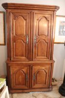 Buffet deux corp de style rustique en bois naturel, portes e… (photo 2)