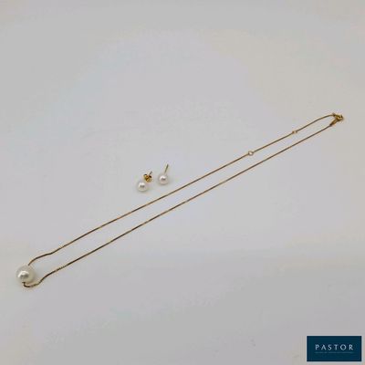 Collier en or jaune 18K (750 millièmes) à maille vénitienne …