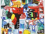 an image of a painting with many different colors on it