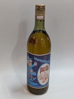 a bottle of wine that is sitting on a table
