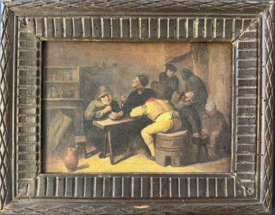 ECOLE FLAMANDE, dans le goût de Teniers
