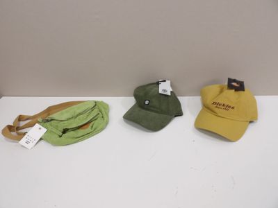 DICKIES + ELEMENT + BILLABONG - Lot de 2 casquettes + 1 bana…