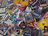 many different types of pokemon cards on the floor